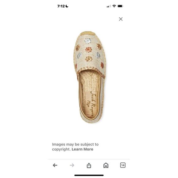 Jack Rogers Espadrilles size 8.5. Adorable flowers! - Picture 10 of 10